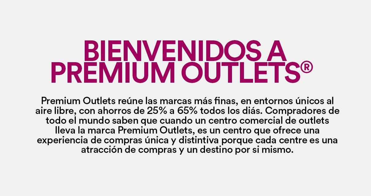 Premium Outlets Spanish