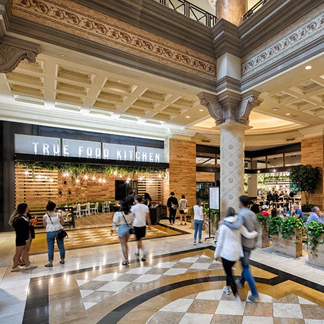 Las Vegas Caesars Palace Forum Shops feature Laser Starfield Projector