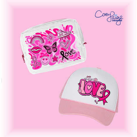 BUF Dad Hat Pink/White - Village Designs Boutique