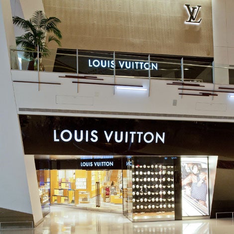 Louis Vuitton at The Shops at Crystals Stock Photo - Alamy