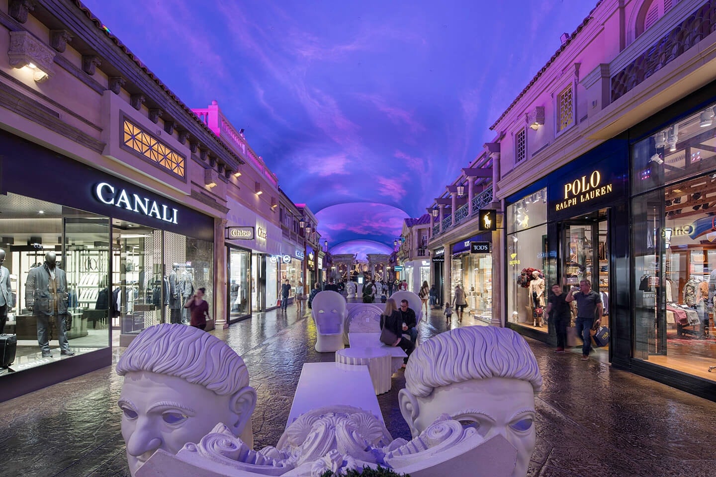 Forum Shops at Caesars Palace Las Vegas - VegasGreatAttractions