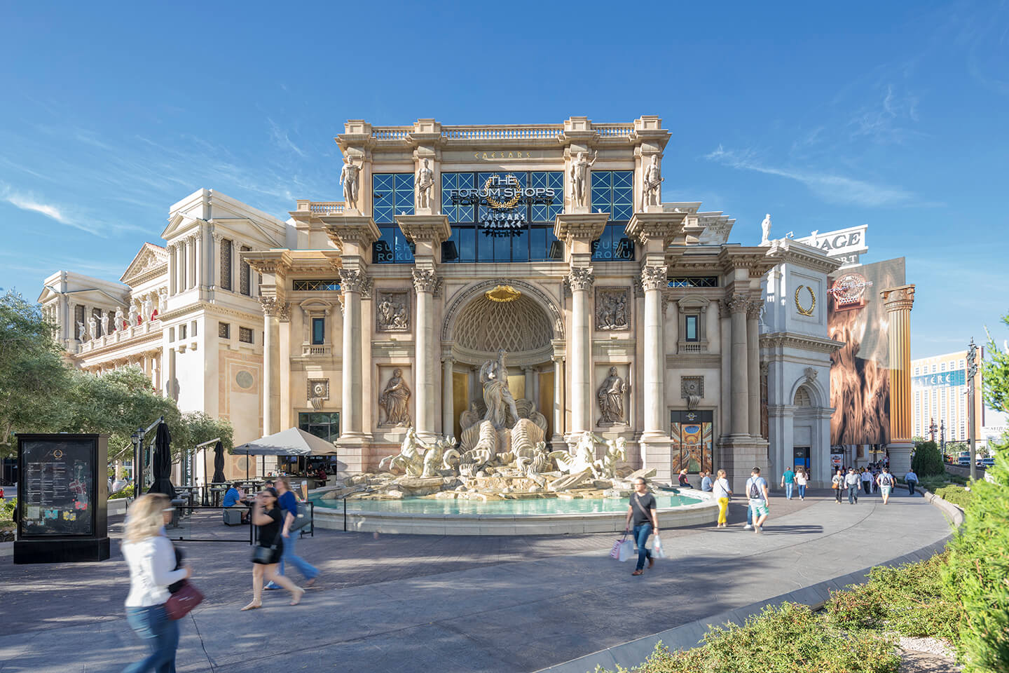 The Forum Shops at Caesars, The completely over-the-top For…