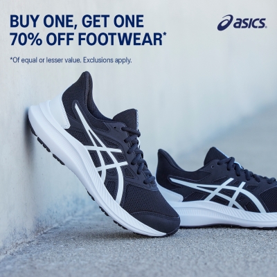 BOGO 70% OFF FOOTWEAR at ASICS! Great Mall® - A Shopping Center in Milpitas, CA - A Simon Property