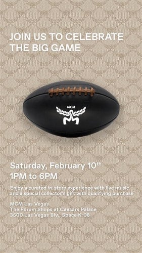 MCM CELEBRATES THE BIG GAME at The Forum Shops at Caesars Palace