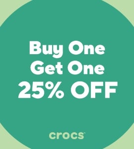 Crocs sales 25 off