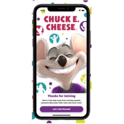 Chuck E. Cheese Rewards App from Chuck E. Cheese at Lehigh Valley