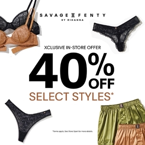 Savage X Fenty National Lingerie Day Promo from Savage x Fenty at