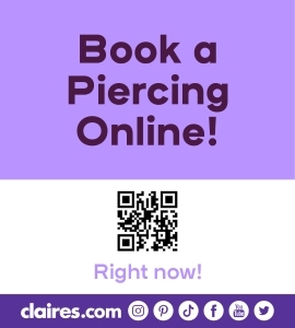 Book a Piercing Online! from Claire's Boutique (Near H&M) at The ...