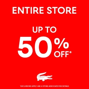 Labor Day Weekend SALE! from LACOSTE Outlet at Allen Premium Outlets ...