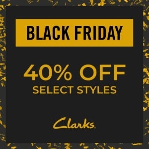 Black Friday Footwear Deals 40 Off Select Styles from Clarks of England at The Florida Mall A Shopping Center in Orlando FL A Simon Property