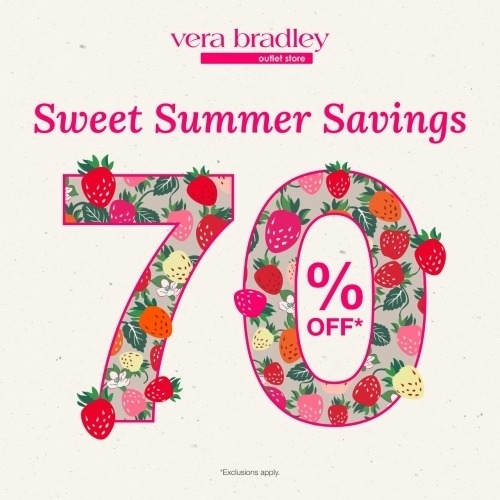 Sweet Summer Saving from Vera Bradley Factory Outlet at Opry Mills