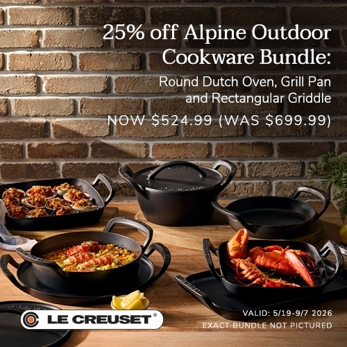 25% off Alpine Outdoor Cookware Bundle from Le Creuset at Sawgrass