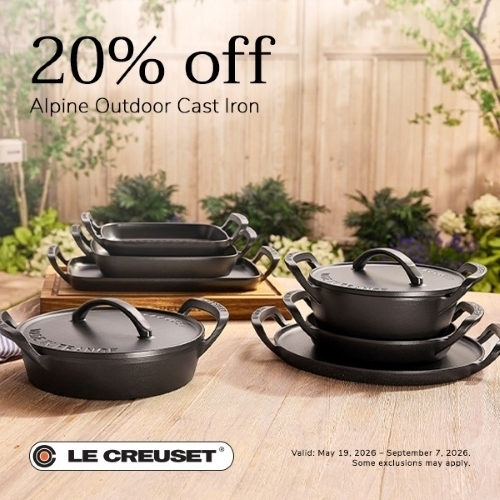 20% off Alpine Outdoor from Le Creuset at Woodbury Common Premium
