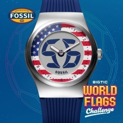 Big Tic World Flags from FOSSIL at The Galleria™ - A Shopping