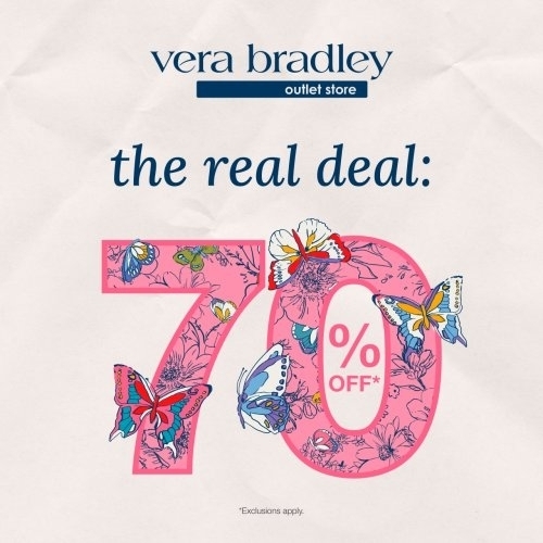 The Real Deal from Vera Bradley Factory Outlet at Woodbury Common