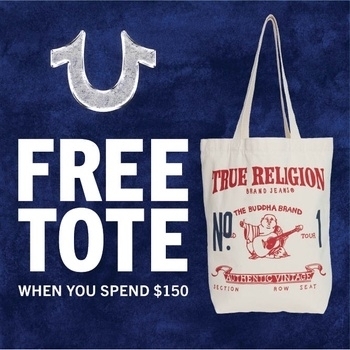 FREE TOTE! from True Religion Outlet at Twin Cities Premium