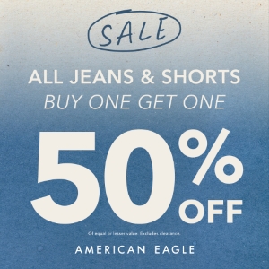 Buy 1 Get 1 Free, Mix & Match from Aeropostale at Barton Creek 