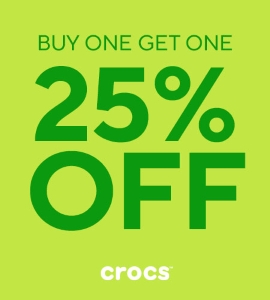 Crocs Buy Two, Get Two Free Clearance Footwear! from Crocs at Pier Park ...