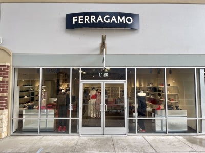 Ferragamo at Houston Premium Outlets A Shopping Center in Cypress TX A Simon Property